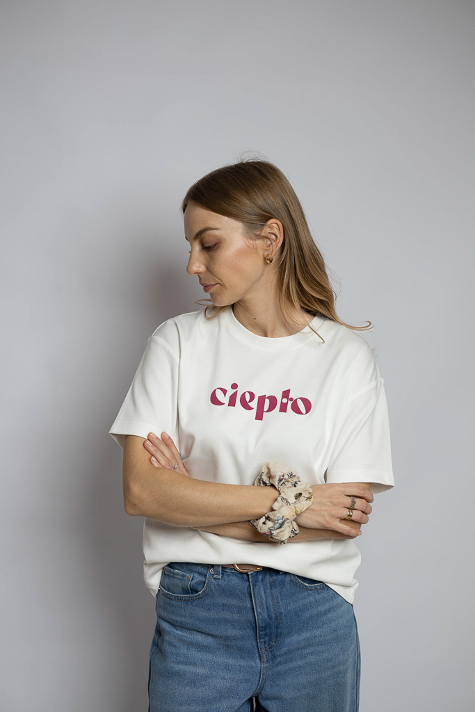 T-shirt "Ciepło" - obrazek 4