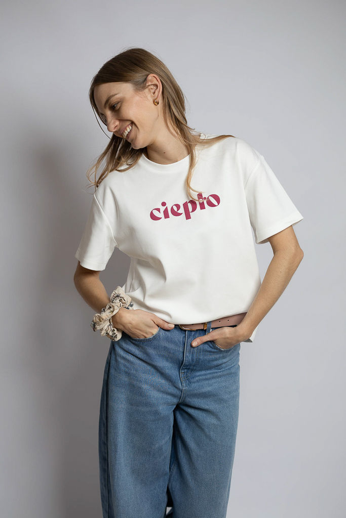 T-shirt "Ciepło" - obrazek 2